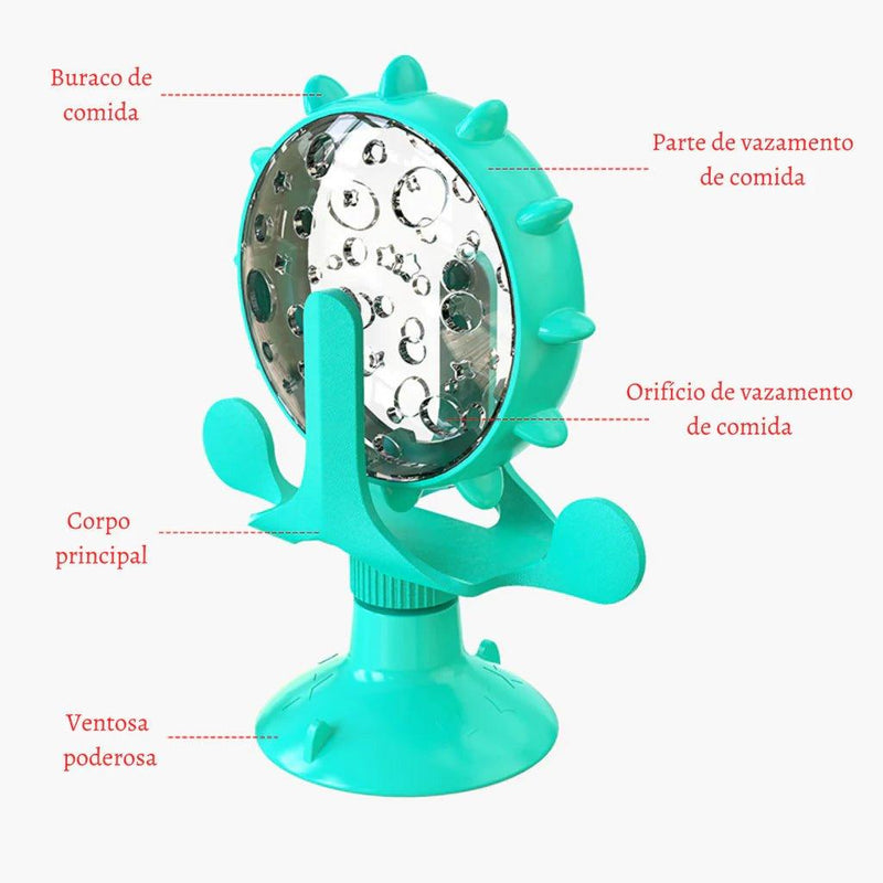 Comedor Giratório Pet - 7 Patas